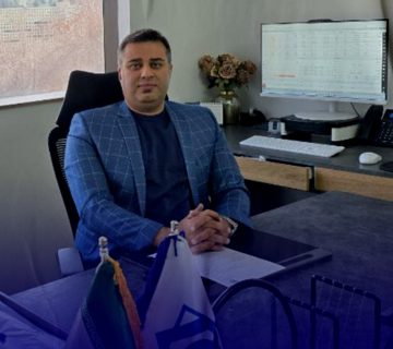 مهندس عجمی مدیر عامل شرکت سرمایه گذاری نور همدانیان